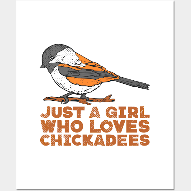 Ornithologists Ornithology Chickadee Birds Wall Art by Tom´s TeeStore